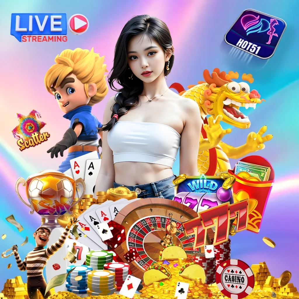 HOT51 apk mod casino and live stream